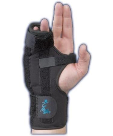 Medium-Right Black Boxer Splint - Stabilize and Protect Hand Injuries - Buy Online on GoSupps.com