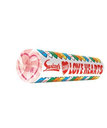 Love Hearts Lot de 12 bonbons pétillants géants Swizzels Matlow 39 g