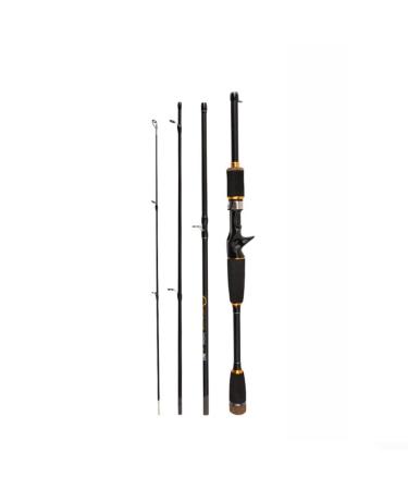 Portable Fishing Rod Carbon Fiber Lure Fishing Rod Baitcasting Rod for Bass Catfish Rider Pistol Grip 1.8