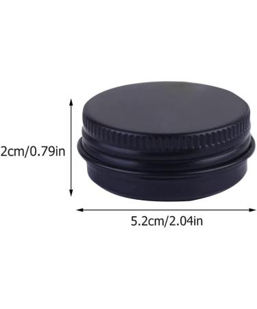 Minkissy 20 Pieces 30 ml Aluminium tin jar refillable Container Cosmetic Small tin Round Lip Balm tin can be Used for Salve Spices or Sweets - Buy Online on GoSupps.com