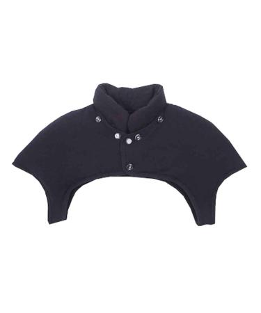Shoulder support shoulder warmer neck warmer for neck and shoulders pain relief arthritis relief thick warm vest vest with collar for men black