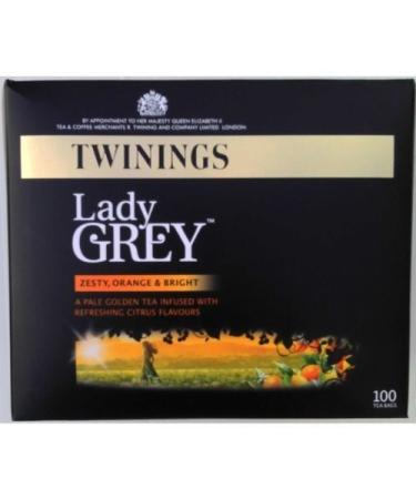 Twinings Lady Grey Tea Bags 100's by N/A