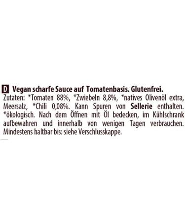  Probios NUTRITION Arrabbiata Lot de 6 sauces Pikante 280 g - Buy Online on GoSupps.com