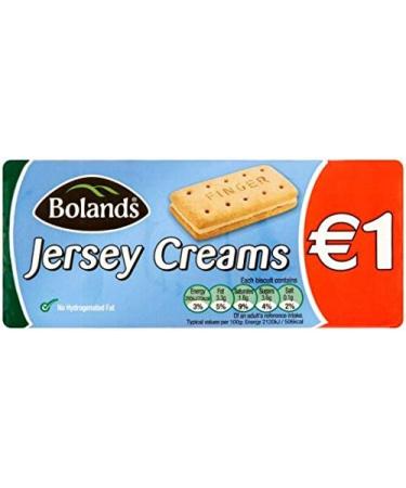 Bolands Jersey Creams 3-Pack - Authentic Irish Butter Flavored Cream Filled Biscuits - 150g (5.3oz) per Bag - Buy Online on GoSupps.com