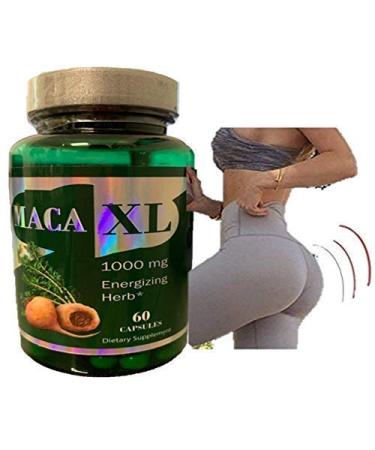 Maca Capsules Original Pill Shape Buttocks Bigger Butt Booty Shaper SUPER MACAXL Get a Bigger Booty