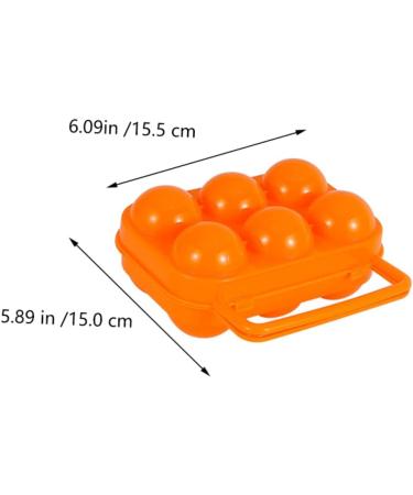 Hemoton 2pcs Outdoor Egg Carton Fridge Food Tray Outdoor Egg Container Egg Organizers Devil Travel Water Bag - Buy Online on GoSupps.com