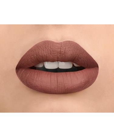 Liquid Matte Lipstick - Alpha Golden Nude | Smudge Proof Hydrating High Pigmentation Vegan - Shop Internationally - Buy Online on GoSupps.com