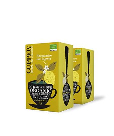 CUPPER Lemon tea with ginger 50g 20 bags 2pack