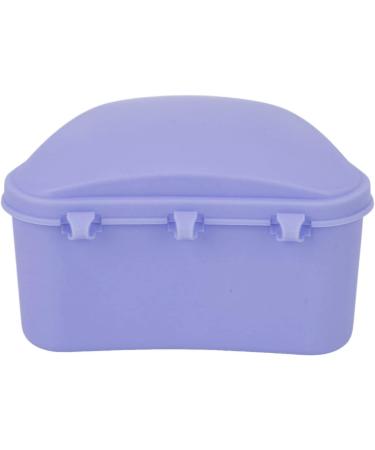 Buy Moum Routes Trapezoidal Portable Prosthesis Storage Box | Locking Organizer for Artificial Teeth - Travel Essential for Adults & Kids (Purple) - Buy Online on GoSupps.com