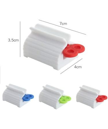 6 Pcs Toothpaste Squeezer Rolling Tube Toothpaste Squeezer Plastic Rotate Toothpaste Dispenser Toothpaste Roller Squeezer Toothpaste Seat Holder Stand and Dispenser - Buy Online on GoSupps.com