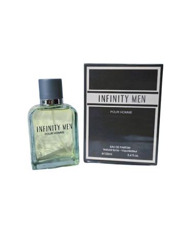 INFINITY MEN Cologne for Men Eau de Parfum Refreshing Citrusy & Floral Top Notes with Subtle Woody Undertones Smell Fresh All Day Fragrance 3.4oz/100ml Natural Spray Long Lasting