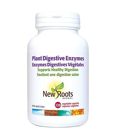 New Roots Herbal - Plant Digestive Enzymes - 120 Capsules - Plant Based Digestive Enzymes for Men and Women - Inflammation Support Supplement - Plant Enzymes for Digestion - Immune System Support 120 count (Pack of 1)