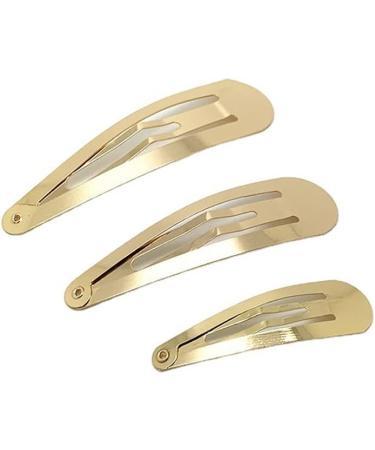 50PCS Metal Silver Tone Snap Hair Clips Waterdrop Shape Hair Barrettes Bowknot Accessories for Kids Children Headwear - Buy Online on GoSupps.com