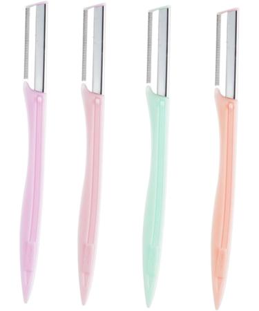 FOMIYES 4 Sets Eyebrow Razor for Women - Portable Facial Hair Shaver Miss Remover & Ladies Razors for Smooth Skin - Buy Online on GoSupps.com
