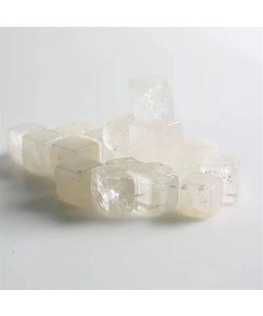 Crystal Hole Natural Crystals and Stones 15mm-22mm Raw Clear Quartz Crystals Cube for Rough Stones 10PC for Decoration Crystal Hole - Buy Online on GoSupps.com