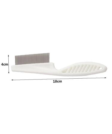 1 Piece Stainless Steel Flea Comb for Cats & Dogs - Soft Grooming Tool for Flea & Hair Care - Pet Supplies - Buy Online on GoSupps.com