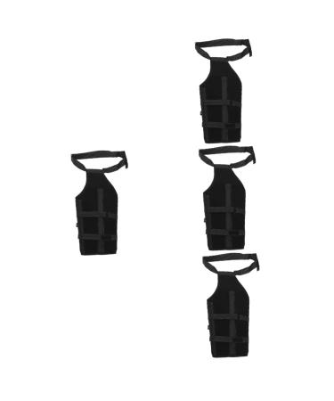 INOOMP 4pcs thigh strap mens belts waist band for men belts for man nerve brace groin support knee sleeve breathable hip brace sports hip support hip sprain protection fitness 35X23X3CMx4pcs Blackx4pcs
