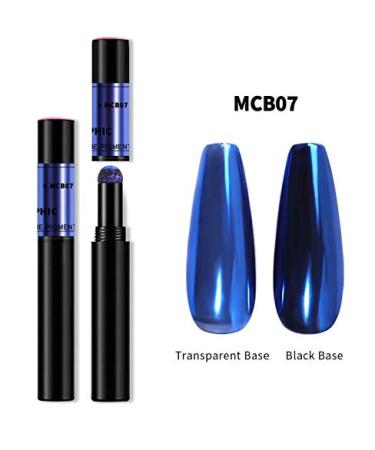 XICHEN Chrome Air Cushion Nail Powder Pen - 5 Colors Set | Holographic Mirror Effect Manicure Tool for Laser Gold & Silver Nails - Buy Online on GoSupps.com
