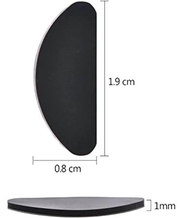 Predolo 10 Pieces D-Shaped Eyeglass Nose Pads Comfortable Black Cushion for Secure Fit | International Shipping - Buy Online on GoSupps.com