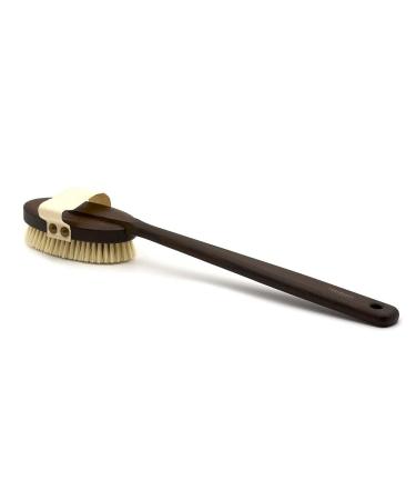 Fendrihan Boar Bristle Detachable Thermowood Bath Brush with Long Handle  Made in Germany