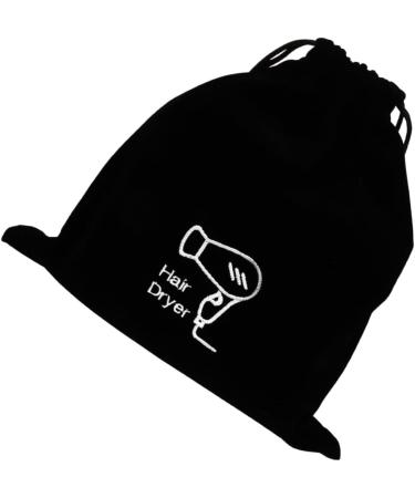 Baluue 3pcs Flannel Hair Dryer Bag Hairdryer Bag Hair Dryer Carrying Bags Hair Tools Travel Bag Travel Bags 26.00X23.00X0.50CMx3pcs Blackx3pcs - Buy Online on GoSupps.com