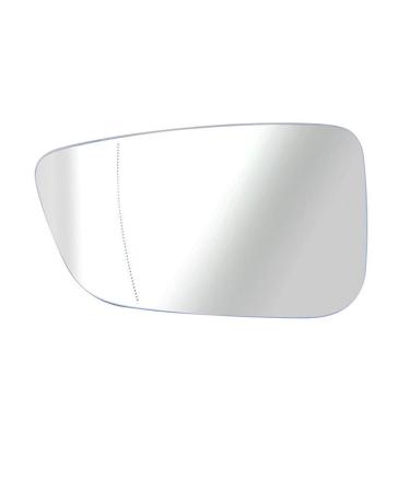 Outside mirror glass for G30 G38 5 Series G32 2019 2019 2020 Side mirror heating anti-fitting deflection flat wing back heater mirror glass replacement (size: a heated glass light))