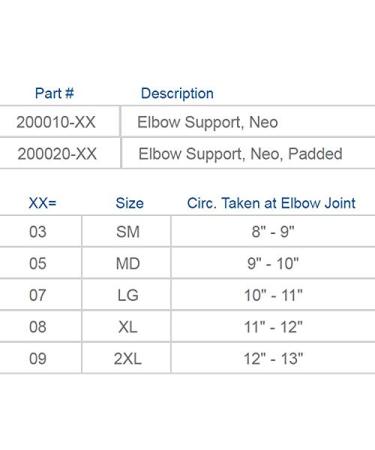 Buy United Ortho Neoprene Elbow Support - Large Black | Best International Shipping - Buy Online on GoSupps.com