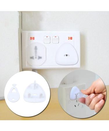 Baby Safety Plug Socket Covers UK with Key - 12 Pieces | Childproofing Shock Prevention | Easy Install Child Safe Protectors - Buy Online on GoSupps.com