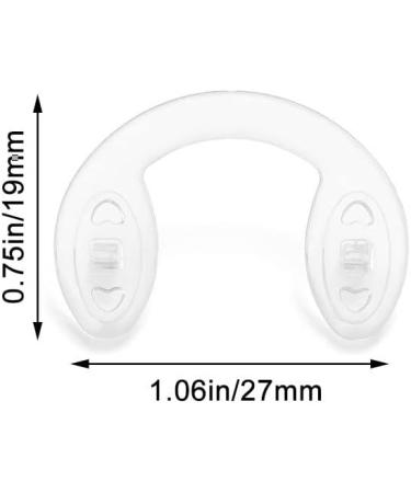 Eriction 10pcs Soft Silicone Nose Pads - U-Formed Belt Bridges & Anti-Slip Nasal Cushions for Glasses - Buy Online on GoSupps.com