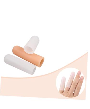 FOMIYES Finger Sleeve Caps - 1 Pair Thumb Protectors | White Finger Protectors for eCommerce - International Shipping Available - Buy Online on GoSupps.com