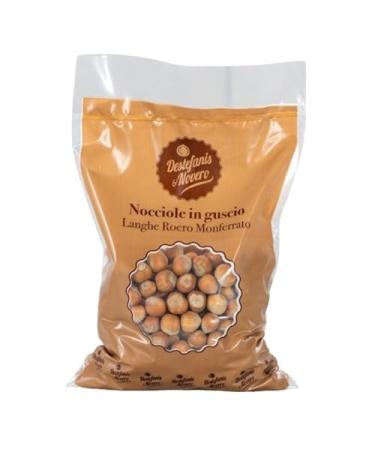 Destefanis e Novero 100% Natural Hazelnuts in Their Shells Dried Fruits Rich in Phosphorus and Potassium Perfect to Enjoy Alone or to Enhance Desserts and Ice Cream 750g Destefanis & Novero