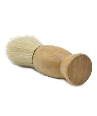 Premium Small Wood Shaving Brush for Men | Perfect for Beard Grooming - International Shipping Available - Buy Online on GoSupps.com