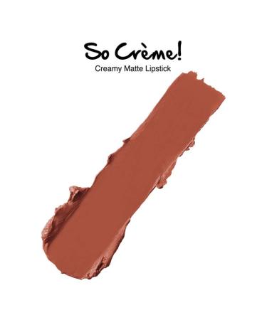 Cosmetics So Creme Creamy Matte Lipstick - Long-Lasting Weightless Lip Color for Women | Let It Snooze - 0.1 oz - Buy Online on GoSupps.com