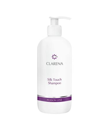 Clarena - Regenerating and moisturizing shampoo 500 ml - Silk Touch Shampoo - Shampoo with silk hyaluronic acid and peptides - Smoothing shampoo for dry and damaged hair