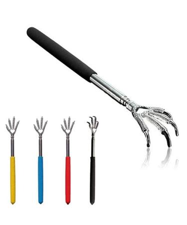 Steellwingsf Extendable back scratcher made of stainless steel 58 cm Multi-coloured