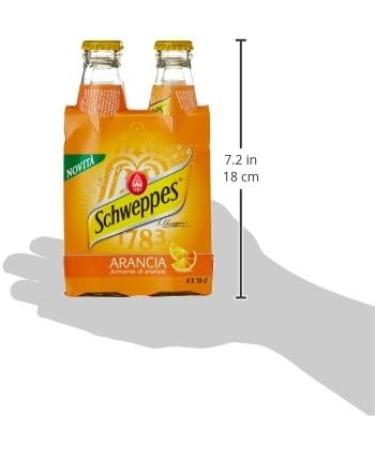 Schweppes - Orange orange soft drink with sugar - 3 cans of 4 pieces of 180 ml 12 pieces 2250 ml  - Buy Online on GoSupps.com
