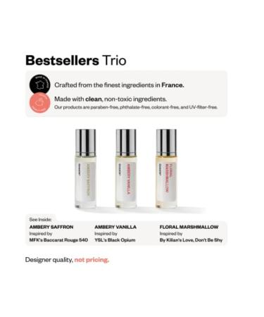  Discover Set Unisex Perfume Set of 3 New (0.25 fl oz) pack of 1 - Buy Online on GoSupps.com