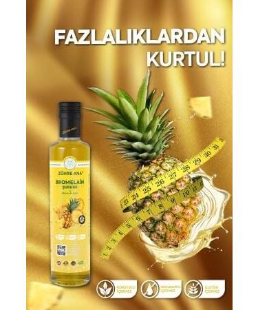  CARSI24 3 x Al 2 de Bromelain Detox Syrup - Powerful Natural Cleansing and Weight Control - Supports Digestion and Energy - 250ml - Buy Online on GoSupps.com