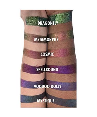 Concrete Minerals MultiChrome Eyeshadow - Intense Color Shifting, Long-Lasting Vegan Formula - 1.5g Loose Mineral Powder (Voodoo Dolly) - Buy Online on GoSupps.com