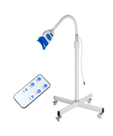 Soniker Dental Mobile Teeth Whitening Lamp with Remote Control  Teeth Whitener 36W 10 LED Cold Light Lamp Bleaching Accelerator  Oral Care LED Teeth Whitening Machine Floor Standing Type Blue Light With Remote