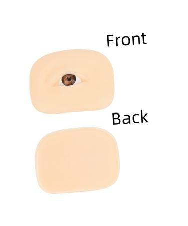 Balacoo 1 Set Makeup Practice Skin Eyeshadow Simulated Eye Makeup Skin Makeup Skin Mold Silicone Board Blank - Buy Online on GoSupps.com