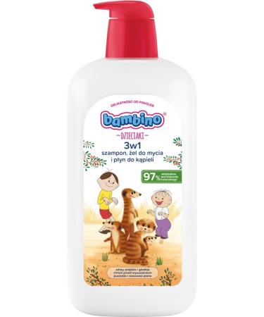Beiersdorf AG Bambino Children 3in1 shampoo shower gel & bath Meerkat 1000 ml