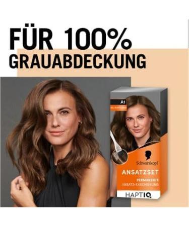 handle Schwarzkopf Starter Set A1 light to medium brown level 3 4 x 445 ml durable hair dye for hair roots camouflage in just 10 minutes root color for harmonious transitions - Buy Online on GoSupps.com