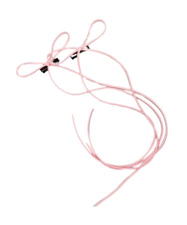 Cute Hairpin Soft Ribbon Design Hair Barrette Velvets Material Hair Accessories Bowknot Headwear for Fashionable Outfits Pink