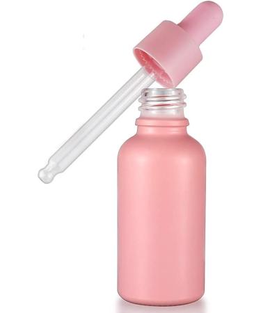 2 Pcs 30ml Pink Glass Dropper Bottles - Refillable Essential Oil Containers for Perfume & Aromatherapy - Buy Online on GoSupps.com