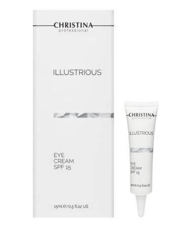 Christina Illustrious Eye Cream SPF15 - Moisturizing & Protective Formula - Buy Online on GoSupps.com