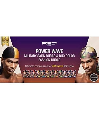 RED by KISS POWER WAVE MILITARY SATIN Durag - Purple - Buy Online on GoSupps.com
