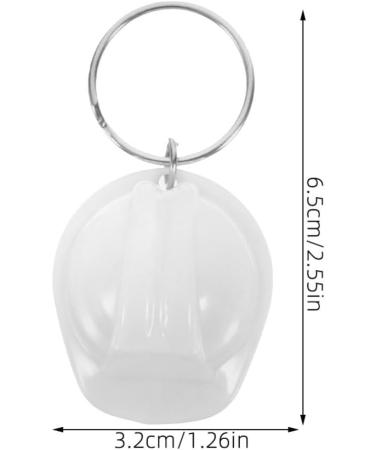 IMIKEYA Construction Hat Keychain 6pcs Mini Helmet Key Rings Safety Helmets Hard Hats Pendant Charms Construction Party Favors - Buy Online on GoSupps.com