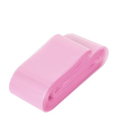 Tattoo Plastic Sleeves 100 Packs Disposable Tatto Cord Covers Hook Sleeves Bags for Tattoo Machine Plastic Pink