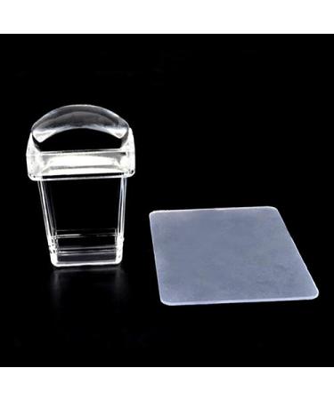 Bodhi2000 nail stamp transparent silicone 2 pieces